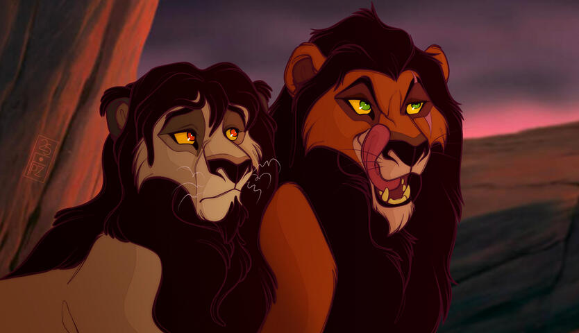 Mbali and Scar (non-canon)