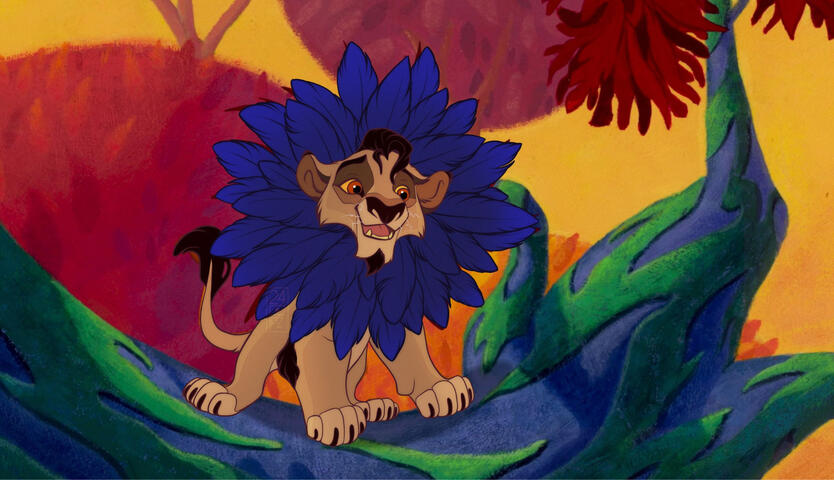 Mbali recreating the &quot;I Just Can&#39;t Wait to Be King&quot; scene