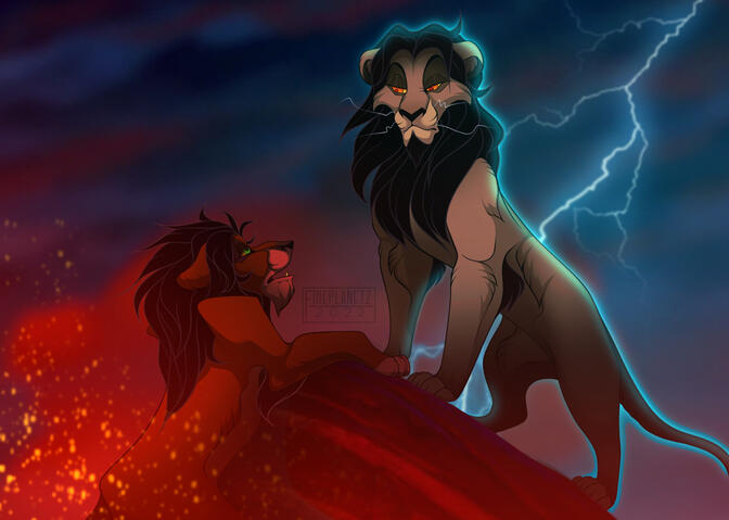 (Non-canon) Old version of Mbali witnessing his father's death.