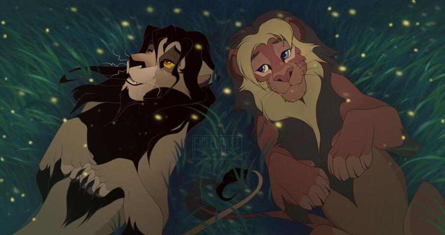 They gaze at the stars together.