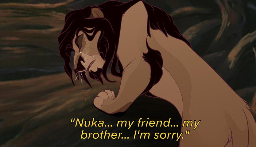 Mbali visits Nuka&#39;s grave.