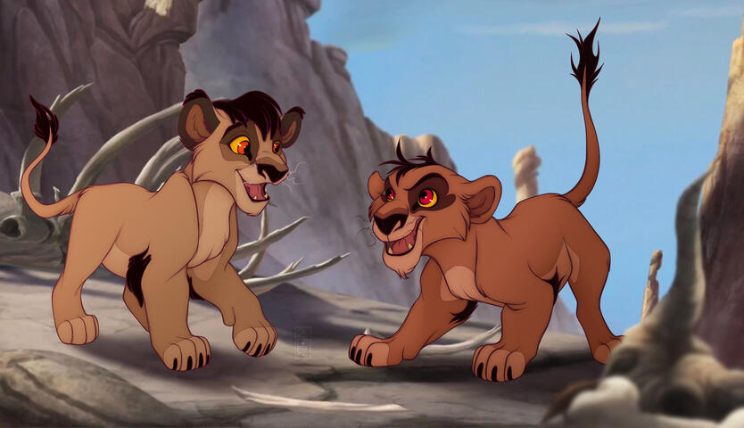 Mbali and Nuka in their youth