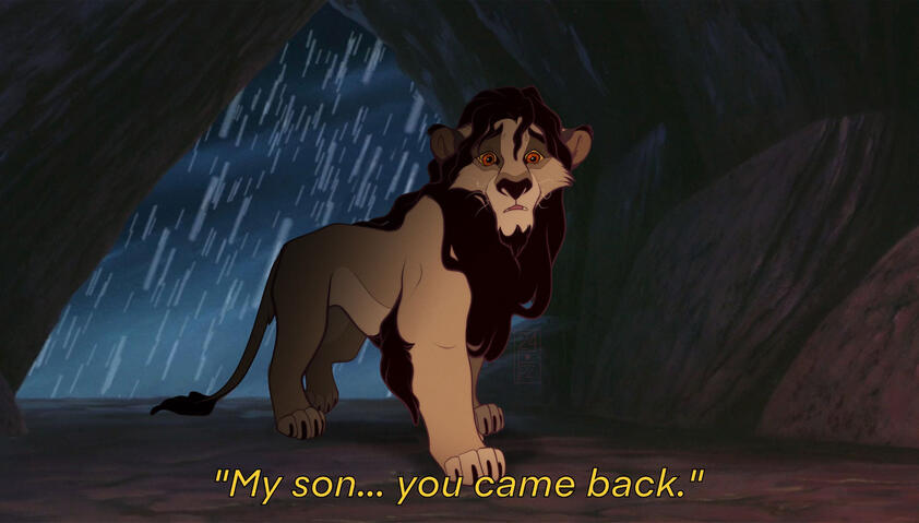 Mbali sees his mother for the first time since he was a cub.