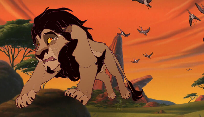 Mbali flees the Pridelands.