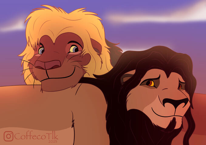 Mbali and Okoro by CoffeecoTLK on Instagram